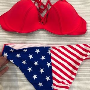 Victoria’s Secret American Flag bikini